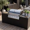 Rostfri gasolgrill 6 Brännare | 5 Brännare & Infraröd Bakbrännare | Ohio