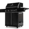 Rostfri gasolgrill med varmluftsfunktion | Malibu/Nashville Blackline