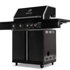 Rostfri gasolgrill med varmluftsfunktion | Malibu/Nashville Blackline