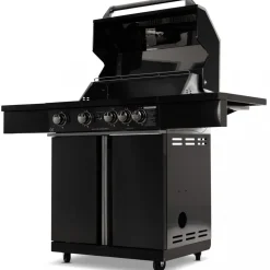 Rostfri gasolgrill med varmluftsfunktion | Malibu/Nashville Blackline