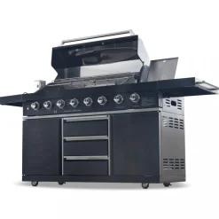 Rostfri gasolgrill/utekök | Varmluftsfunktion | New Orleans Blackline