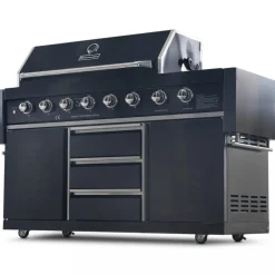 Rostfri gasolgrill/utekök | Varmluftsfunktion | New Orleans Blackline