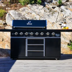 Rostfri gasolgrill/utekök | Varmluftsfunktion | New Orleans Blackline