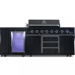 Rostfri gasolgrill/utekök | Varmluftsfunktion | New Orleans Blackline