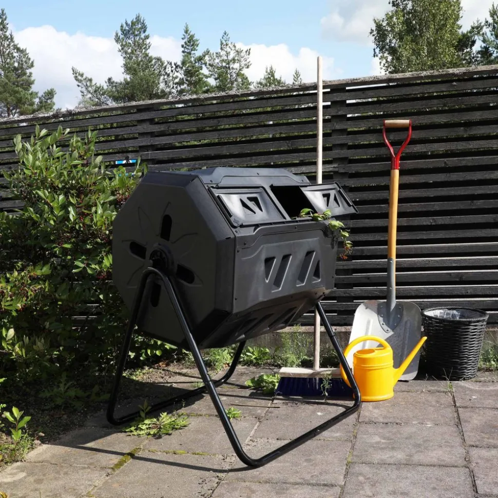 Roterande varmkompost / komposttrumma 160 liter