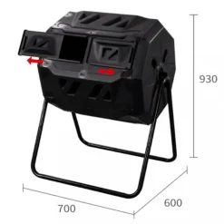 Roterande varmkompost / komposttrumma 160 liter