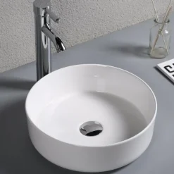 Runt handfat / tvättställ för bänkskiva
