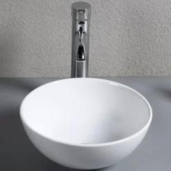 Runt tvättställ 31cm | Skålformad design i porslin