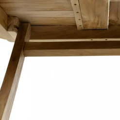 Runt utebord i premiumteak | 4 stolar | Lyfco Smögen