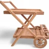 Serveringsvagn Teak | 84x55x83 cm | Saltö