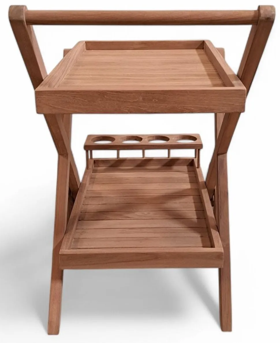 Serveringsvagn Teak | 84x55x83 cm | Saltö