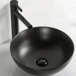 Skålformat handfat 40cm | Mattsvart yta | Lyxig design
