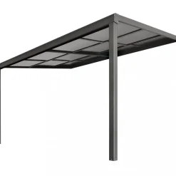 Slide roof veranda 3,9 x 3m | Skjutbart altantak | Kanalplast / Aluminium