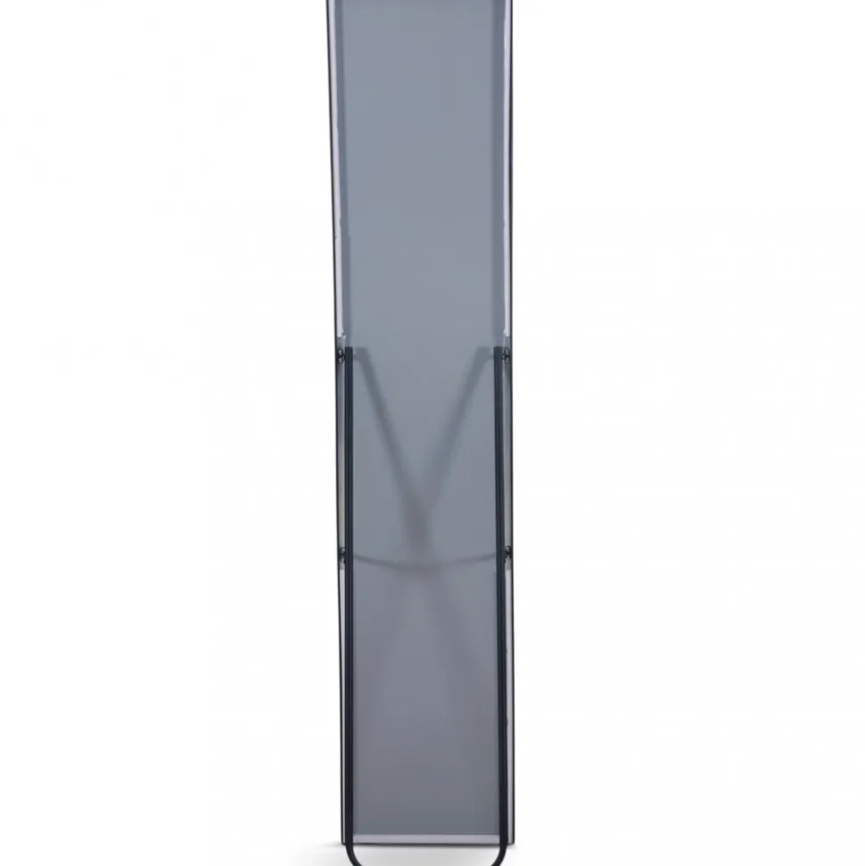 Smal helkroppsspegel 35x170 cm | Golvstående | Svart ram