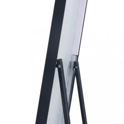Smal helkroppsspegel 35x170 cm | Golvstående | Svart ram
