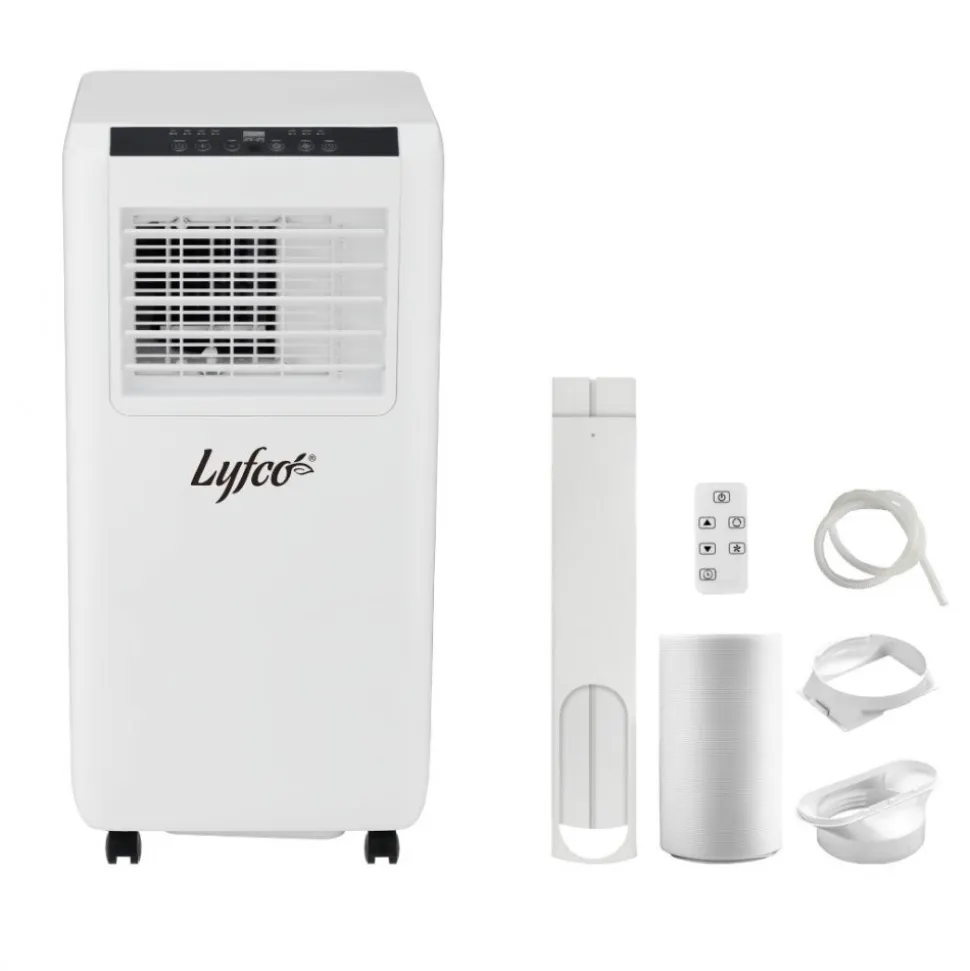 Smidig portabel AC | LED-display | Kyler upp till ca 25 m² | 7000 BTU