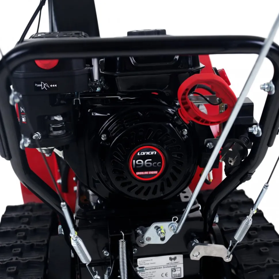 Snöslunga 6,5HK 196CC Premium| Elstart & Banddriven & Lyse| 4,1KW | Metalcraft