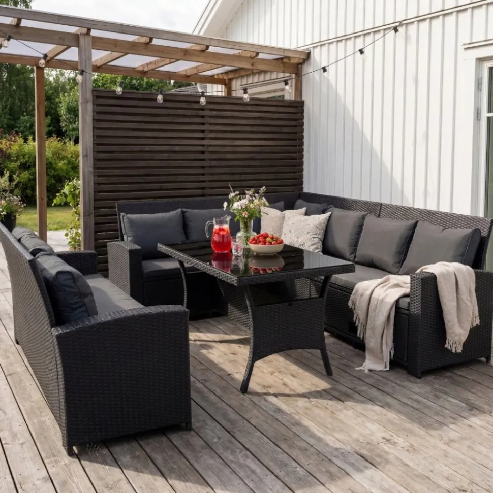 Soffgrupp utemöbler | Inbyggd förvaring | Lyfco Sannäs