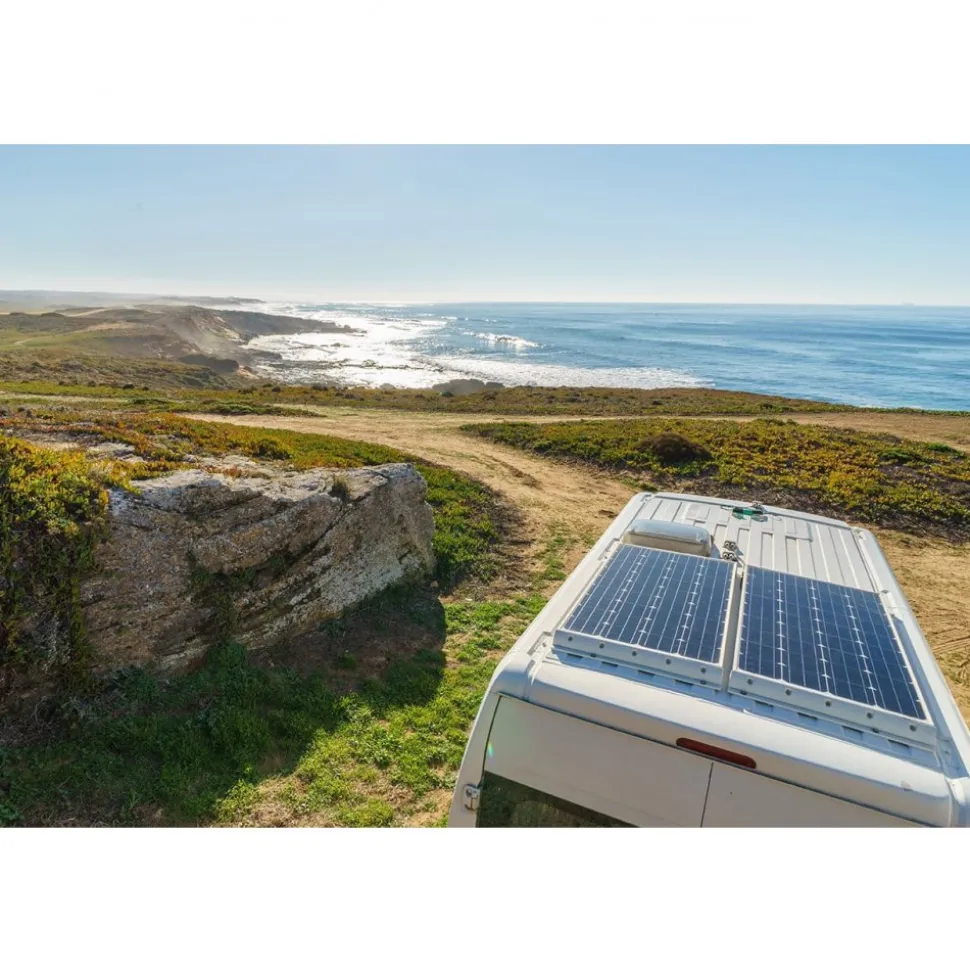 Solceller / Solpanel 160W, 12V | Till båt, husbil & husvagn