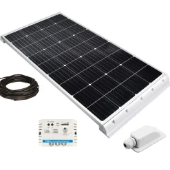 Solceller / Solpanel 160W, 12V | Till båt, husbil & husvagn