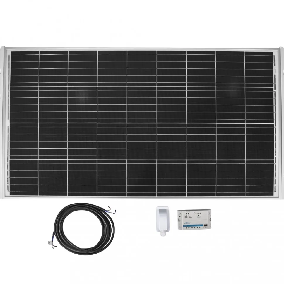 Solceller / Solpanel 160W, 12V | Till båt, husbil & husvagn