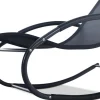 Solsäng med gungfunktion | Svart texturerad | 146×62×89 cm | Havstenssund 2026