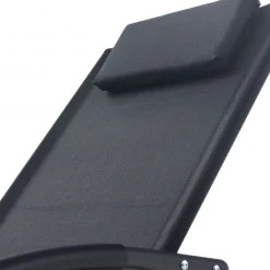 Solsäng med gungfunktion | Svart texturerad | 146×62×89 cm | Havstenssund 2026