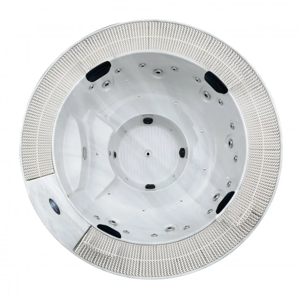 Spabad Galaxy | Ø220cm runt utespa | 21 jets massage | Balboa® styrsystem & Lucite® akryl