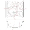 Spabad Poseidon Blackline  56 personer | Lucite® akryl, Gecko® cirkulationspump & Balboa® system | 2026
