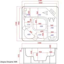 Spabad Utopia Dreams - 5 personer | Lyfco