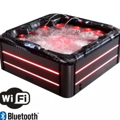 Spabad Vivid Dreams WiFi - 5-6 personer | Black edition | Lyfco