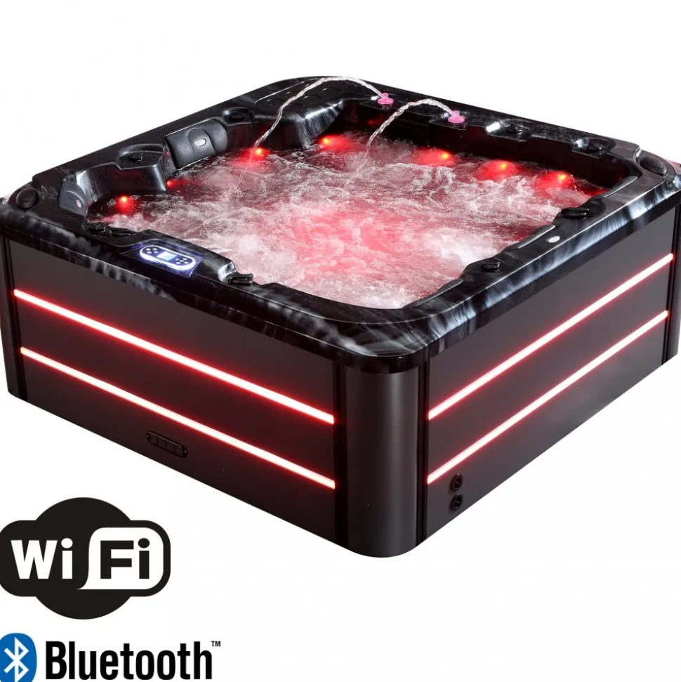 Spabad Vivid Dreams WiFi - 5-6 personer | Black edition | Lyfco