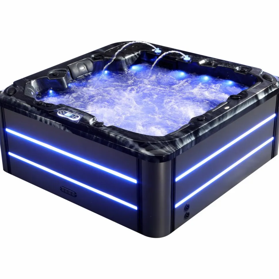 Spabad Vivid Dreams WiFi - 5-6 personer | Black edition | Lyfco