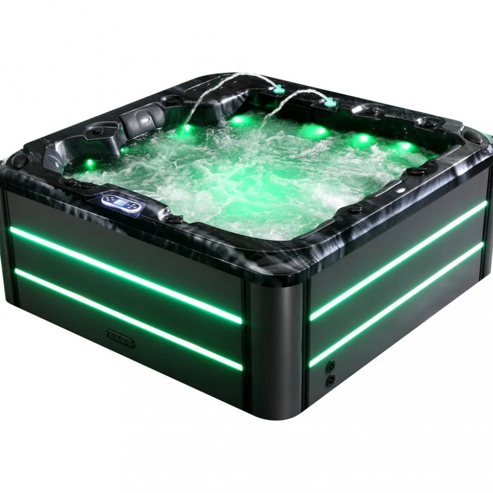 Spabad Vivid Dreams WiFi - 5-6 personer | Black edition | Lyfco