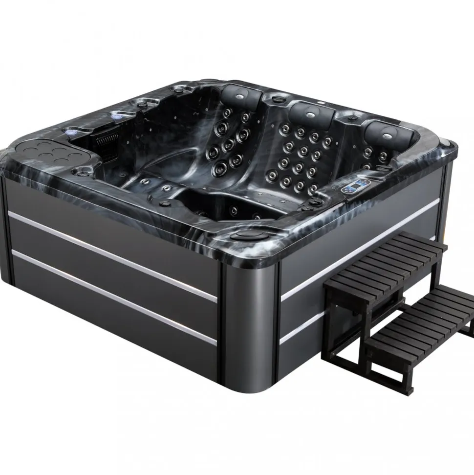 Spabad Vivid Dreams WiFi - 5-6 personer | Black edition | Lyfco