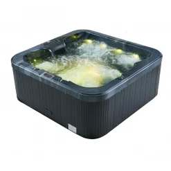 Spabad Zeus Blackline | 190x190cm | 4-6 personer | Balboa® & Lucite®