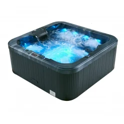 Spabad Zeus Blackline | 190x190cm | 4-6 personer | Balboa® & Lucite®