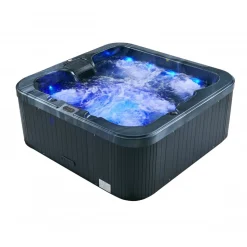 Spabad Zeus Blackline | 190x190cm | 4-6 personer | Balboa® & Lucite®