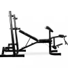 Ställbar träningsbänk | Bänkpress, benspark, leg curl & bicepscurl