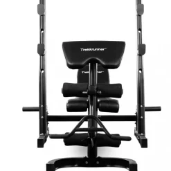 Ställbar träningsbänk | Bänkpress, benspark, leg curl & bicepscurl