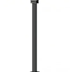 Stolpe till aluminiumstaket | 50×50×1070 mm | Linius