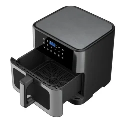 Stor Airfryer 10L | Genomskinligt fönster | 10 Förinställda Program | Lyfco