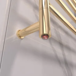Stor elektrisk handdukstork 63x55x12,5cm | 9007 | Guld
