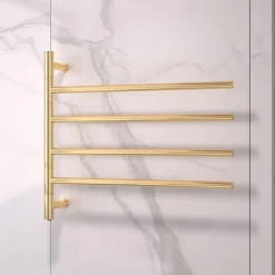 Stor elektrisk handdukstork 63x55x12,5cm | 9007 | Guld