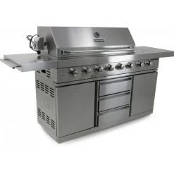 Stor rostfri gasolgrill/utekök med varmluftsfunktion | New Orleans