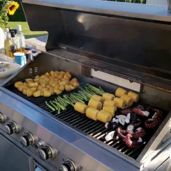 Stor rostfri gasolgrill/utekök med varmluftsfunktion | New Orleans