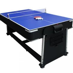 Stort multi spelbord 4-i-1 | Med matbordsskiva | 203 x 111cm