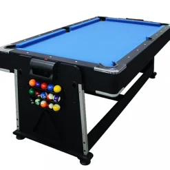 Stort multi spelbord 4-i-1 | Med matbordsskiva | 203 x 111cm