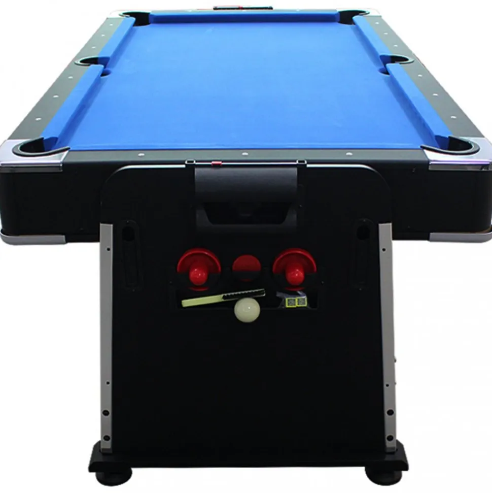 Stort multi spelbord 4-i-1 | Med matbordsskiva | 203 x 111cm