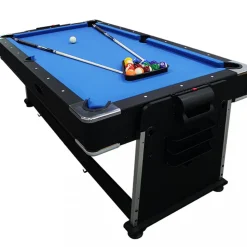 Stort multi spelbord 4-i-1 | Med matbordsskiva | 203 x 111cm